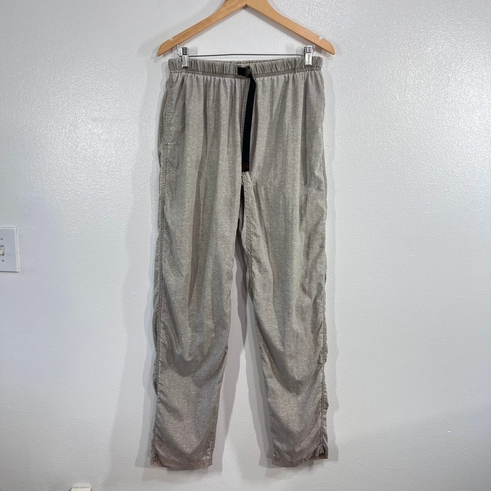 Vtg. Gramicci Mens G-Pants Climbing Pants Large Grey Nylon Made in USA  Gorpcore